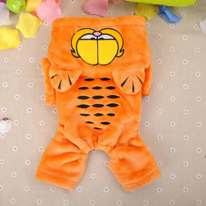 Garfield Costume Hoodies Jumpsuit 