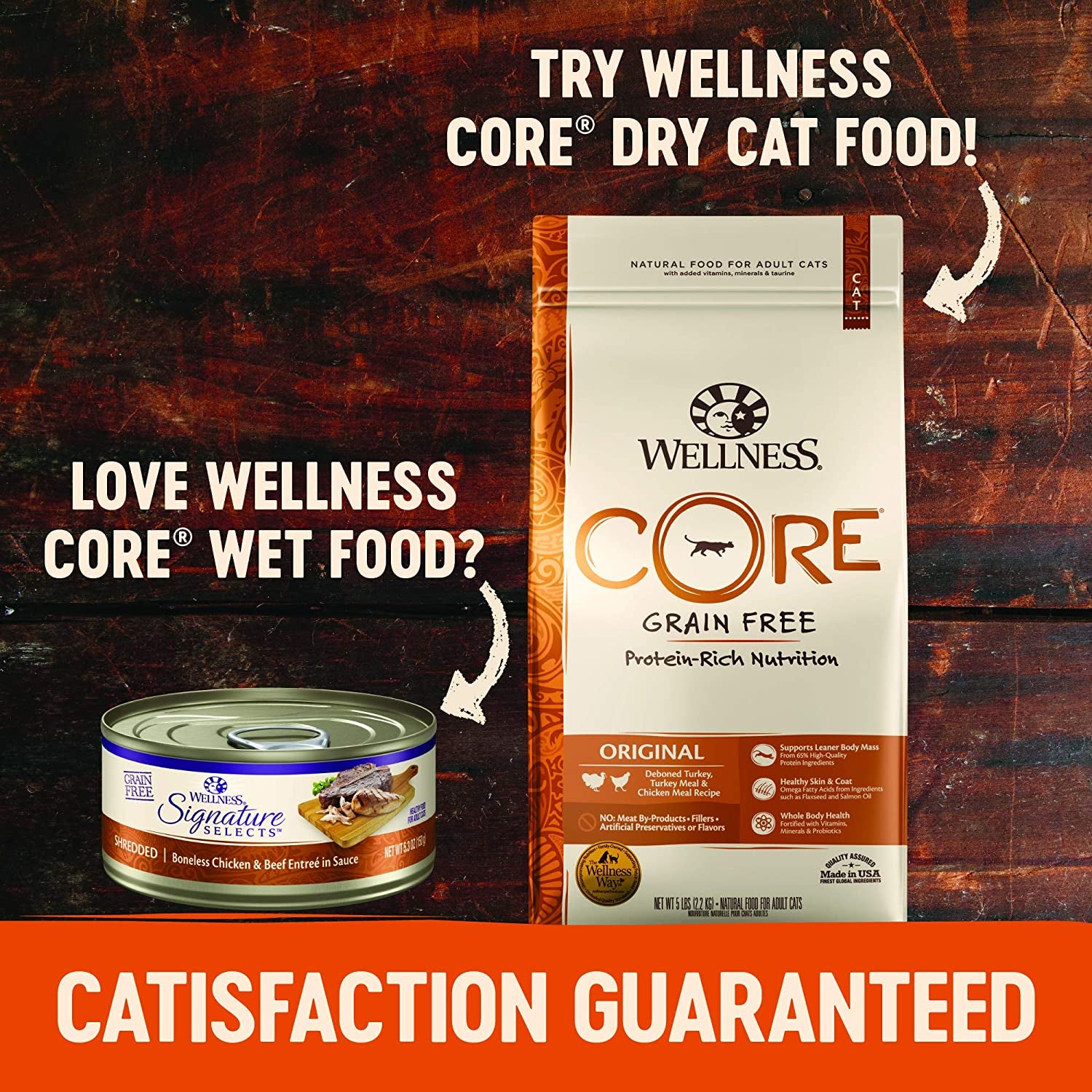 Wellness CORE Grain-Free Wet Real Meat Cat Food