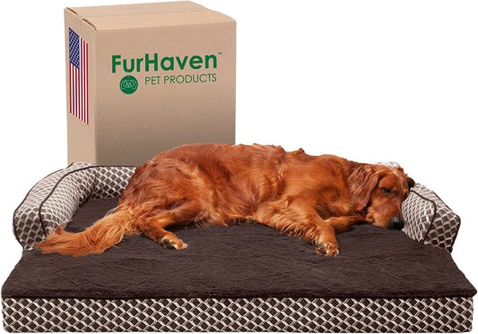 Orthopedic Dog Bed W/ Removable Bolsters & Washable Cover