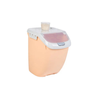 Pet Dog Food Storage Container Dry Cat Food Box Bag Moisture Proof Seal Airtight with Measuring Cup Kitten Supplies Корм Для Кош