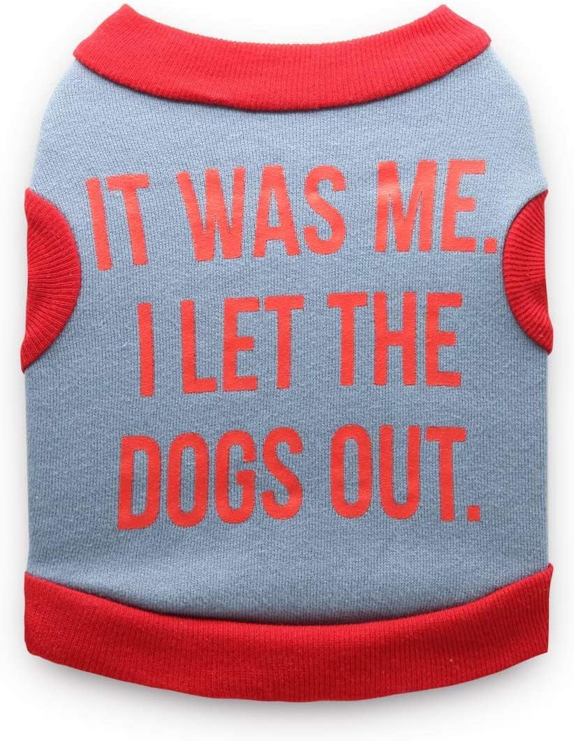 Funny Fleece T Shirt Vest for Dogs