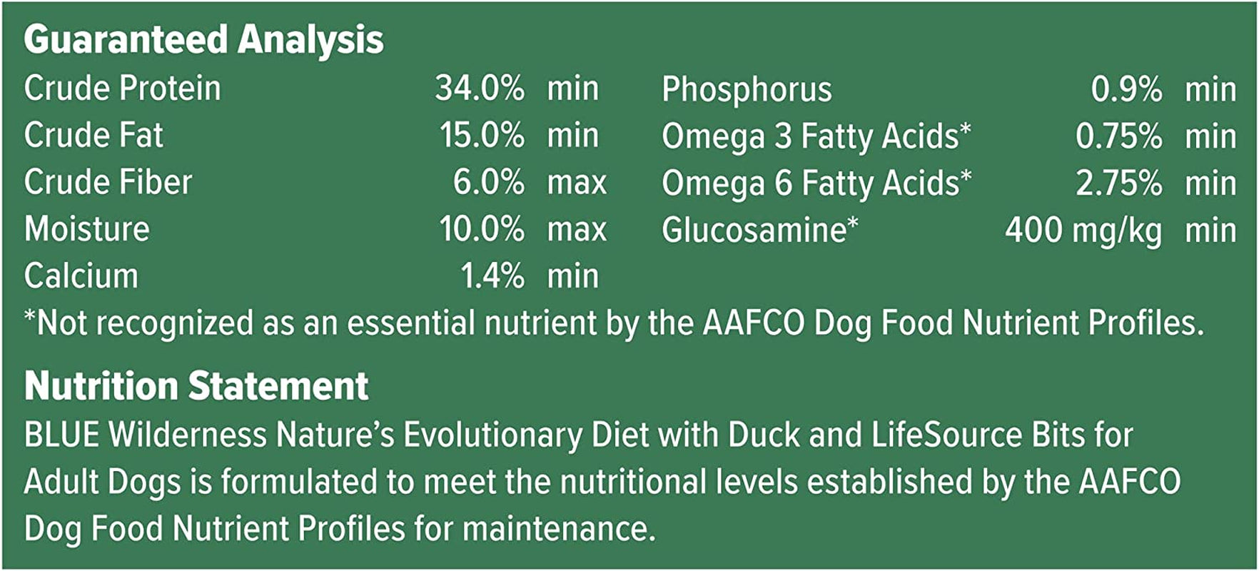 High Protein, Natural Adult Dry Dog Food